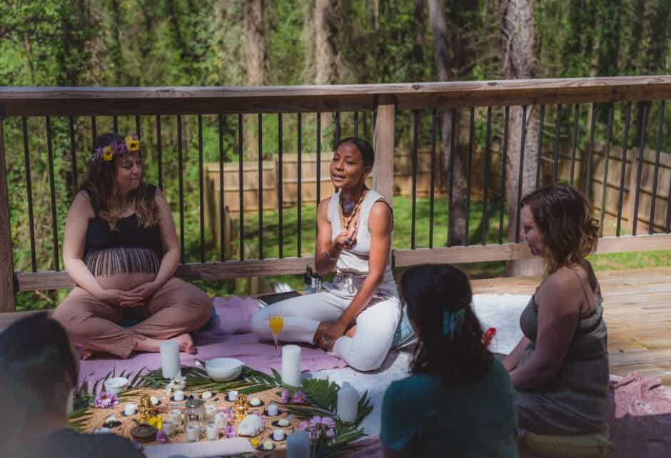 mother blessing circle