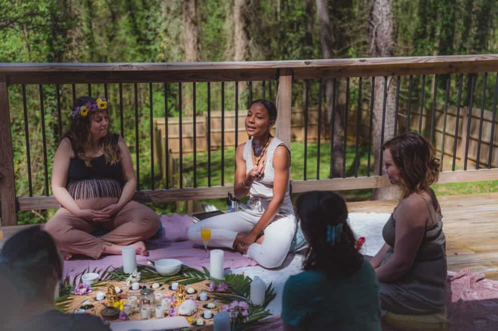 mother blessing circle